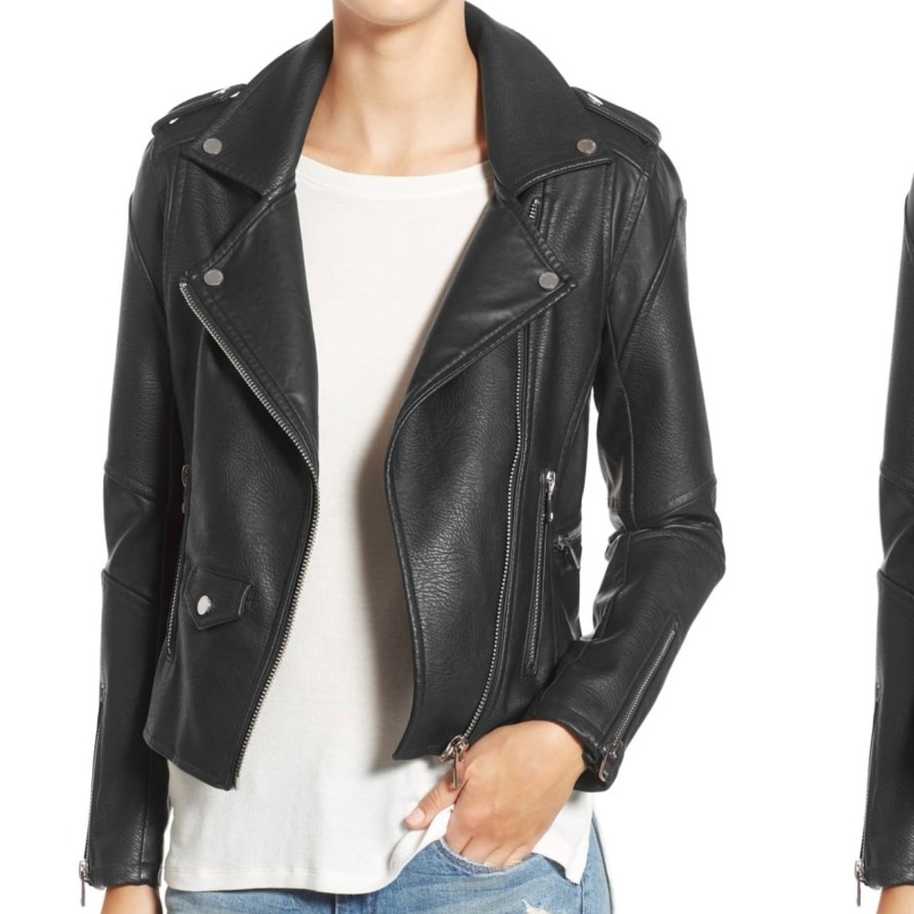 BLANKNYC ‘Easy Rider’ Faux Leather Moto Jacket